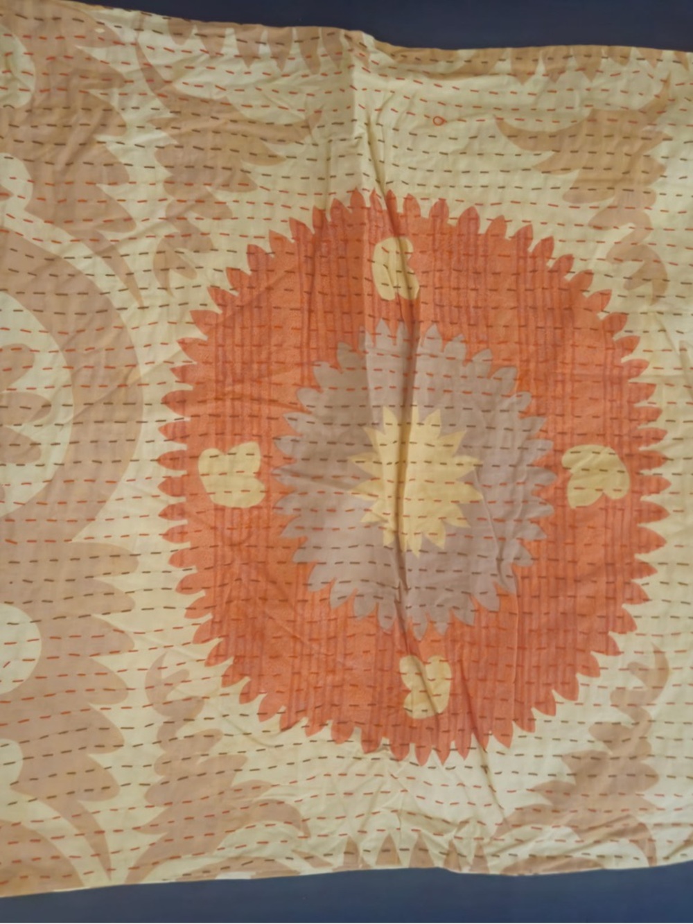Reversible Queen Anthropologie duvet w/ 2 standard shams and 1 Euro sham. - Picture 5 of 5